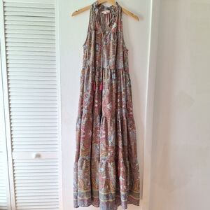 Paisley Halter Maxi Dress